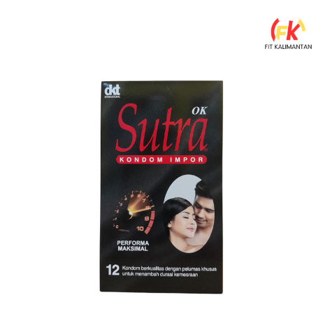 Kondom Sutra OK isi 12 Pcs - Kondom Hitam Sutra / Sutra Hitam