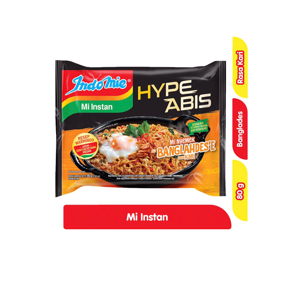 

Indimie Hype Abis Mi Instan Nyemek Bangladesh Kari 80 g