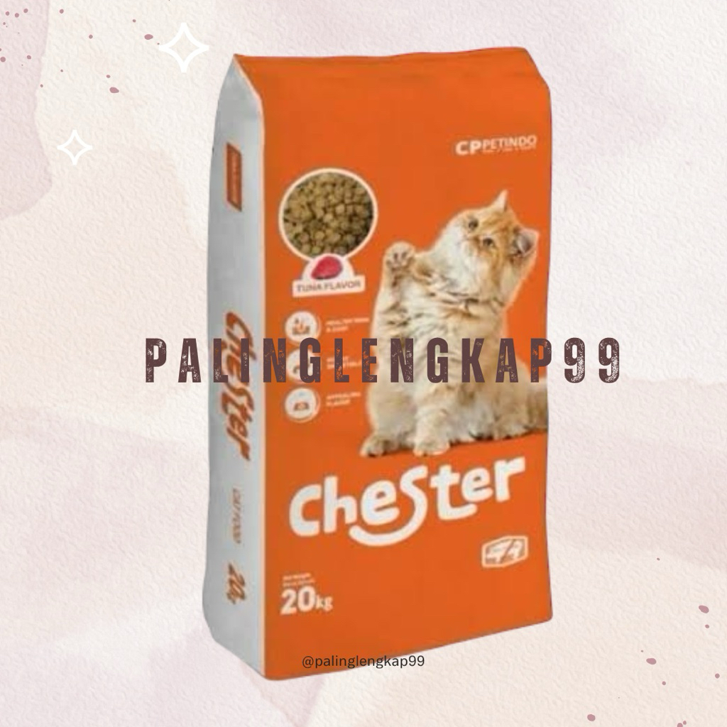 Chester Cat Food 20Kg Makanan Kucing Karung Chester 20Kg