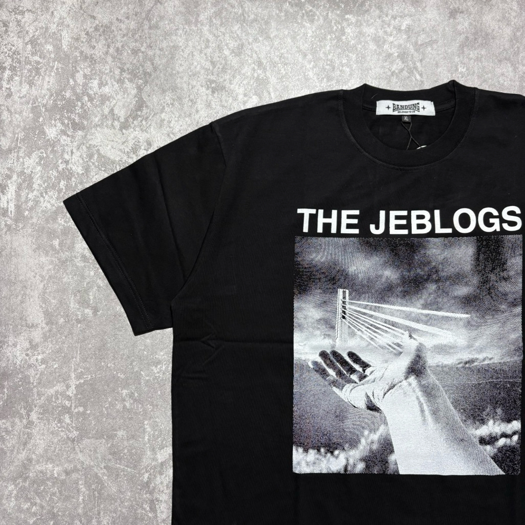 Tshirt The Jeblogs X Flower City Fest (Hitam)