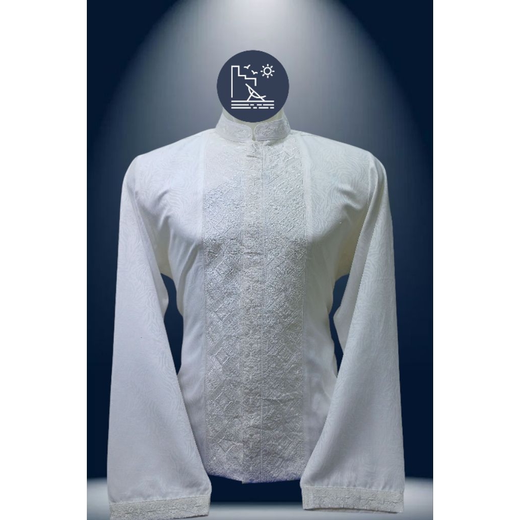 (JG) baju koko premium / baju koko bahan katun / baju koko putih / baju koko lengan panjang / baju k