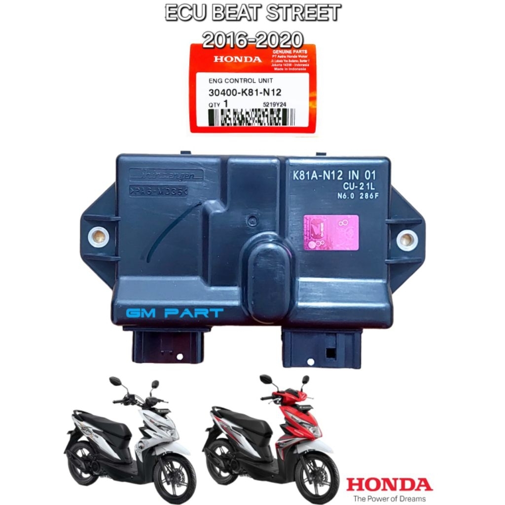 ecu honda beat street k81A