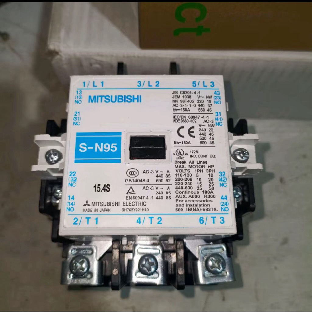 Kontaktor Mitsubishi SN95 220V 3P Contaktor Mitsubishi sn95