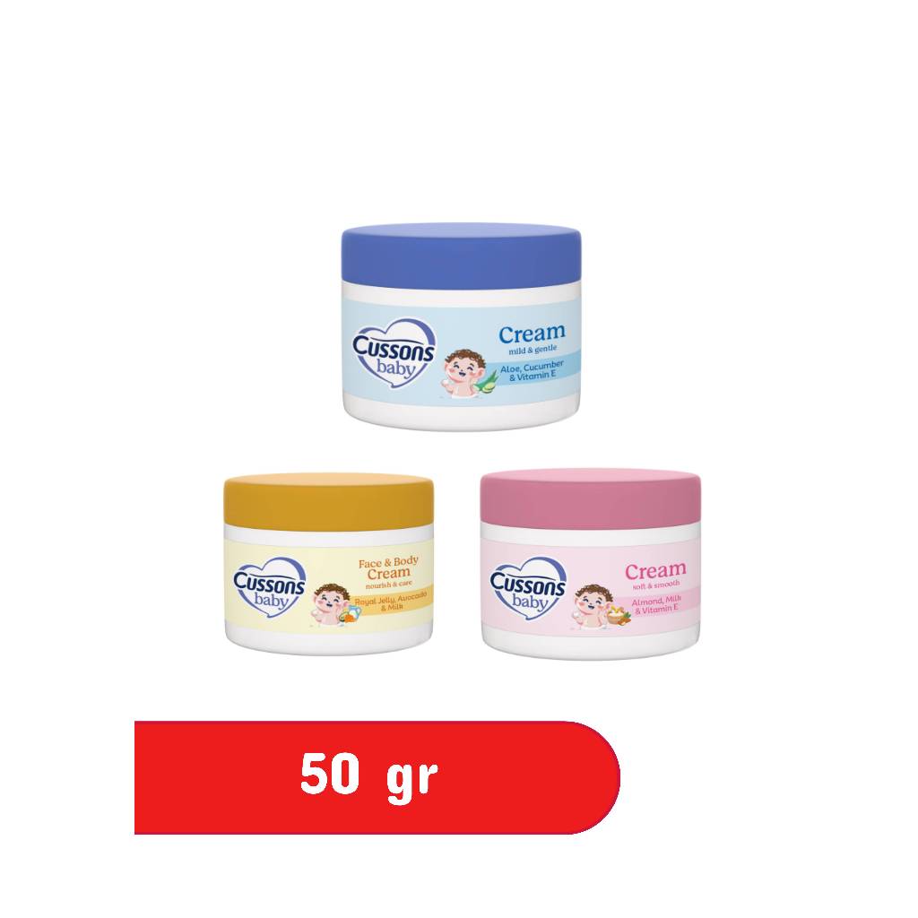 Cussons Baby Cream/Krim Wajah & Tubuh Bayi 50 gr
