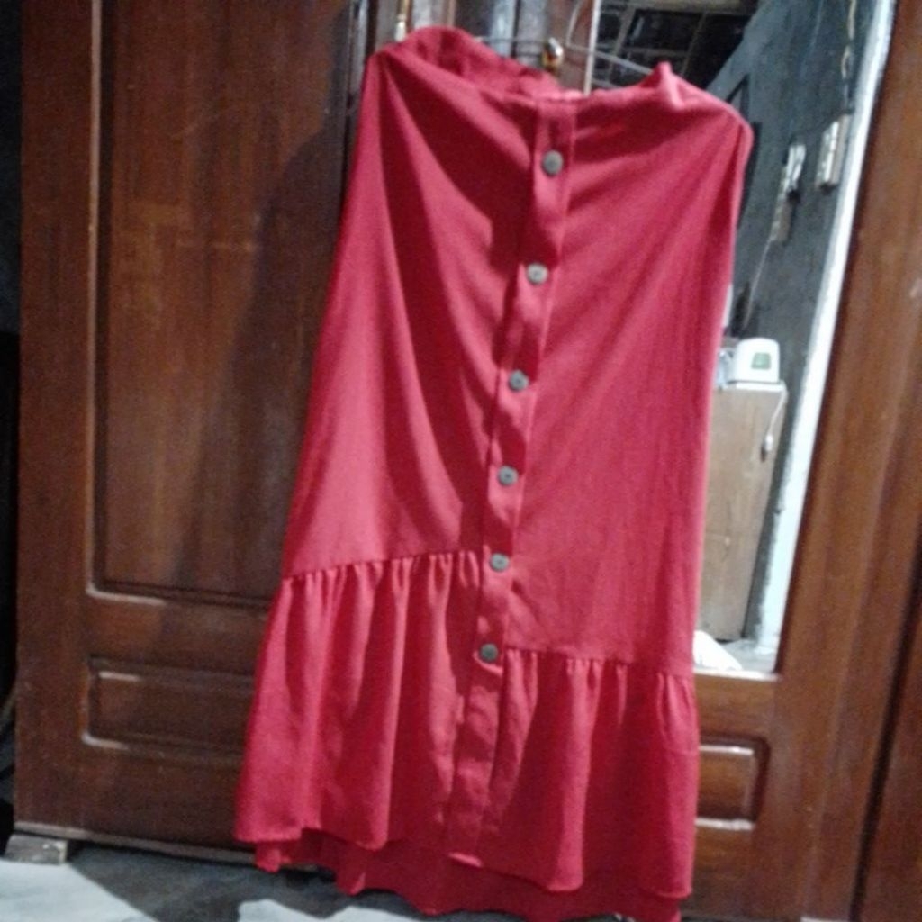 rok rempel preloved rok panjang