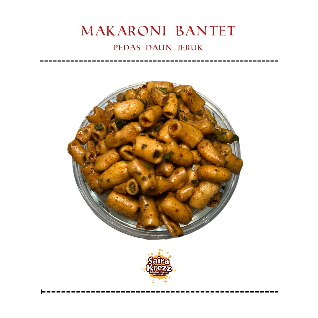 

Makaroni Bantet Pedas Daun Jeruk 120 gr