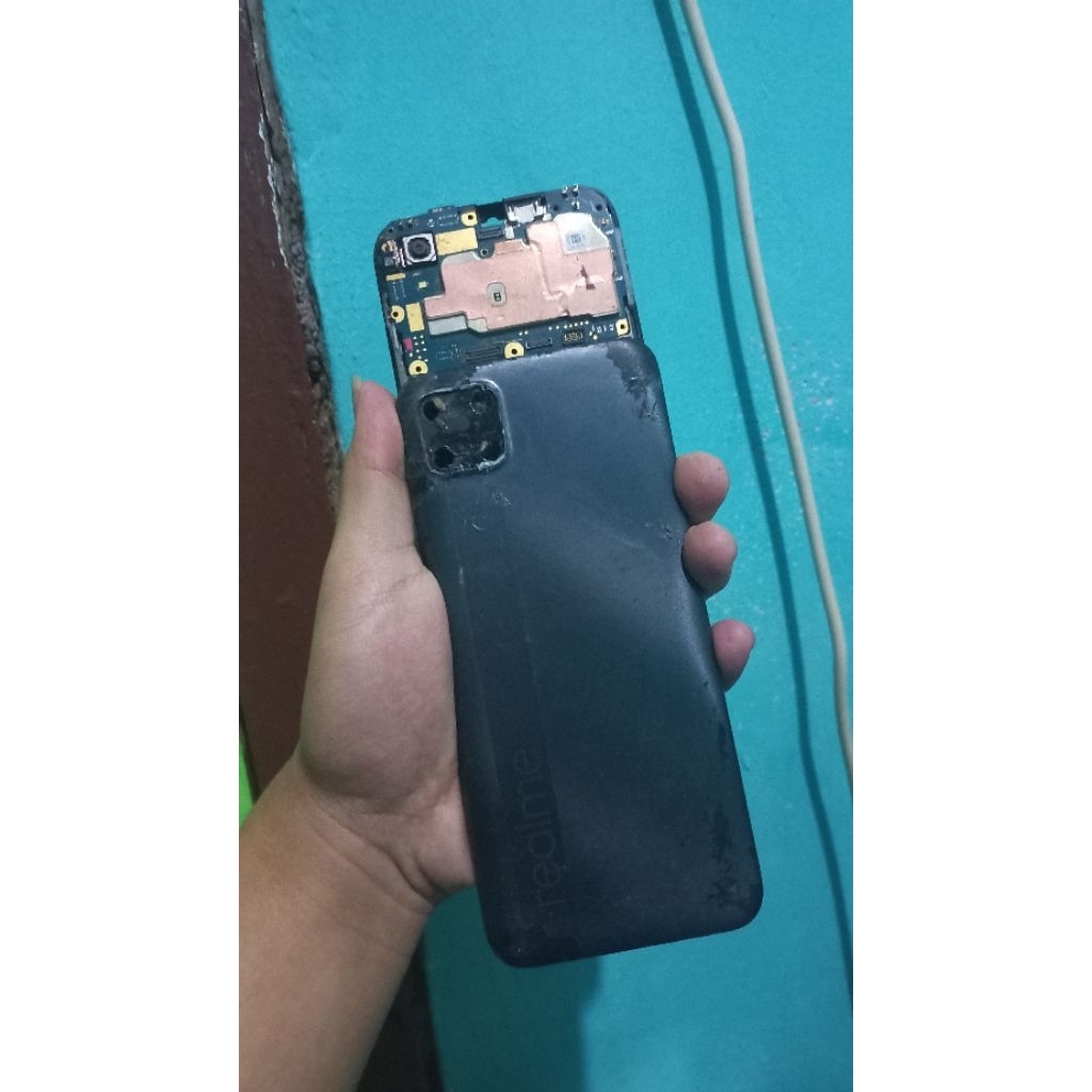 realme c11 minus lcd mesin mati