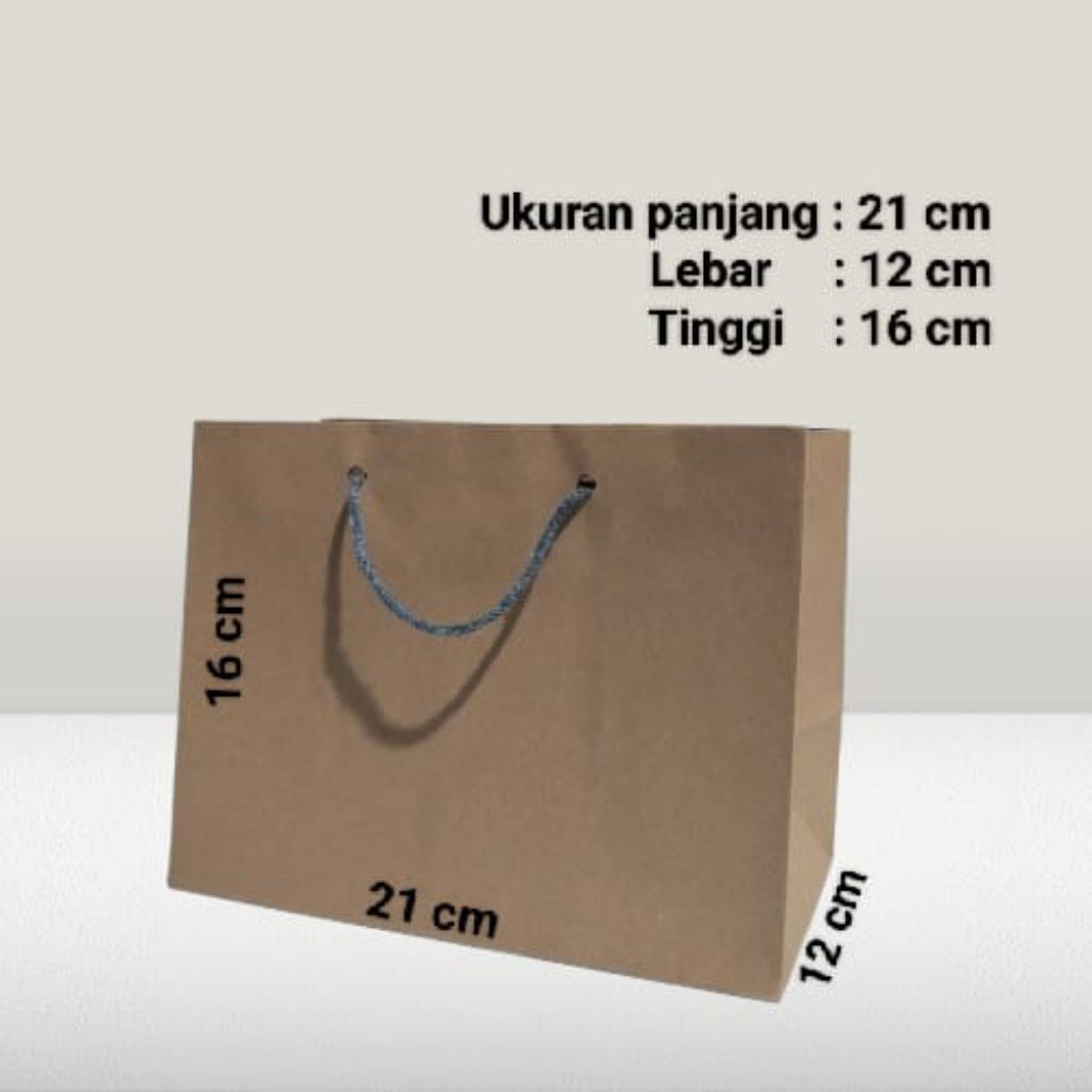 

paper bag polos paper bag murah paper bag 21×12×16