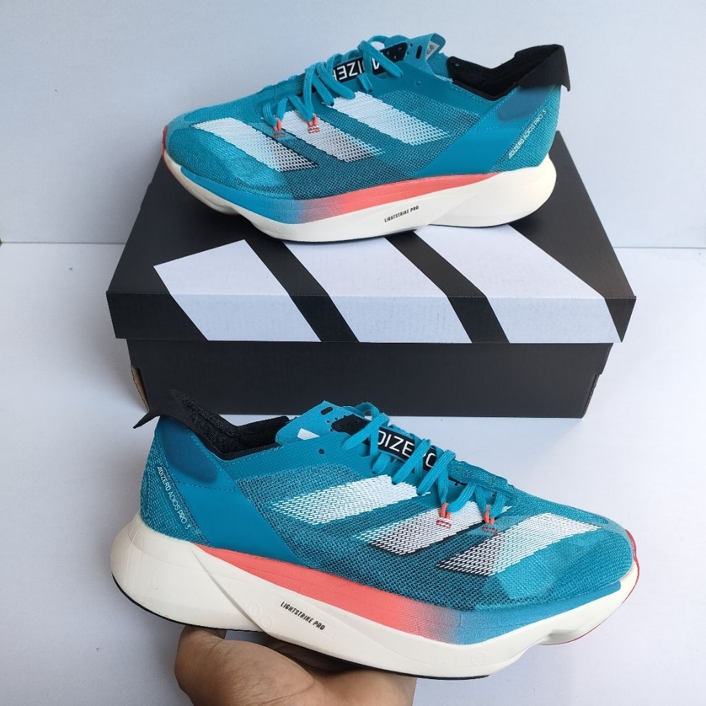 Sepatu Adidas Adizero Adios Pro 3 Lucid Cyan