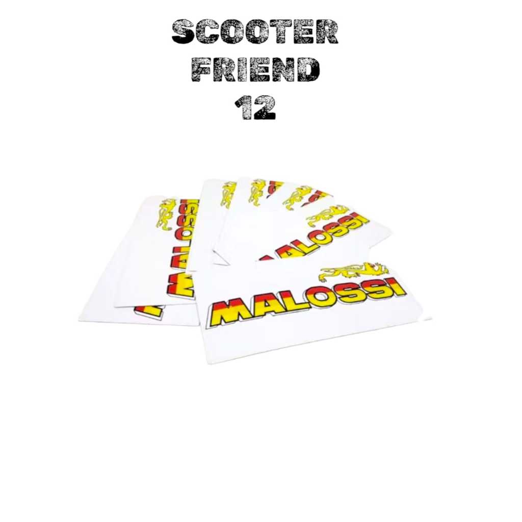 sticker vespa vespa malossi