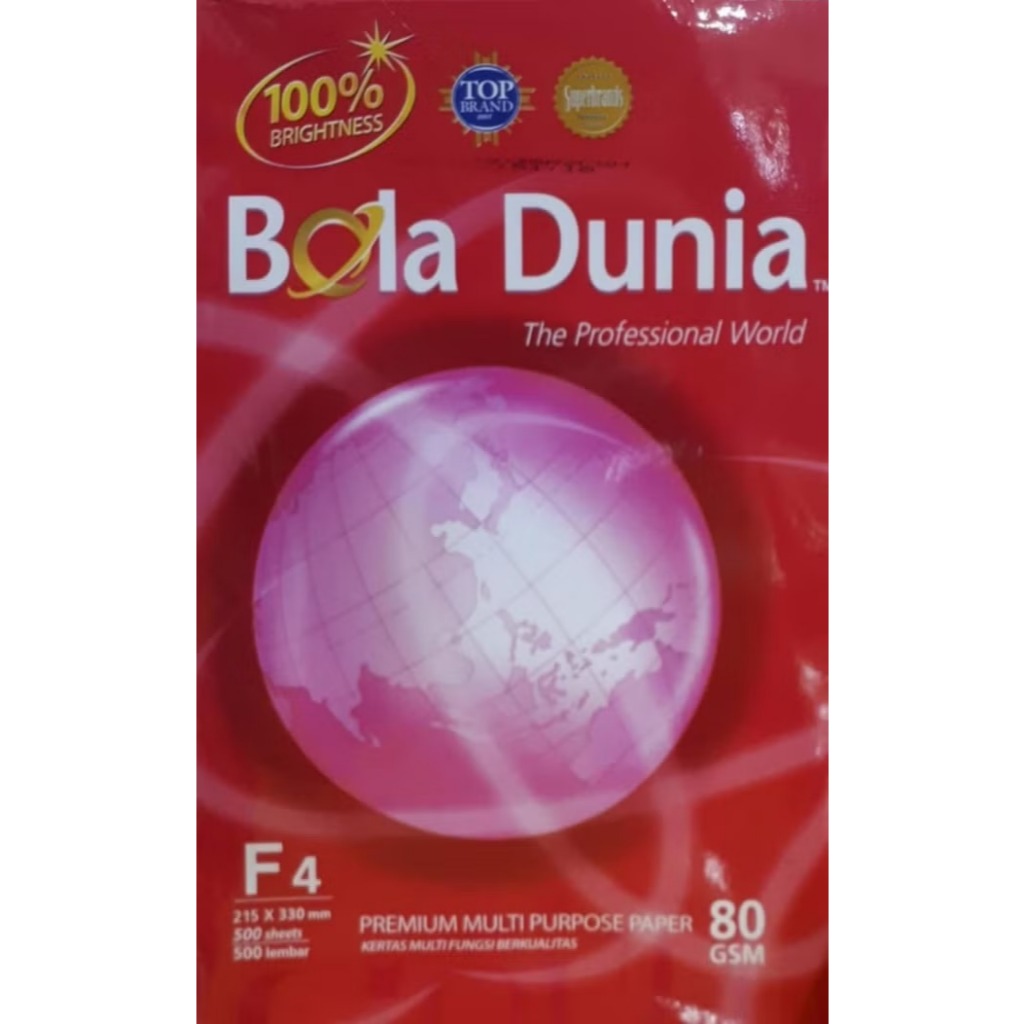 

Gramedia Karawaci - Bola Dunia - Kertas HVS F4 80 Gram