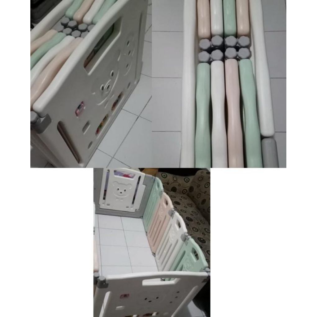 Preloved fence pagar anak parklon foldable