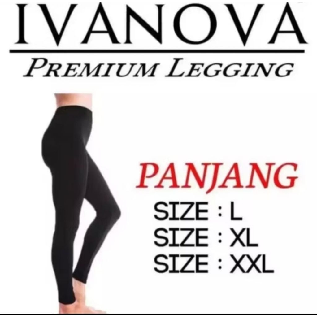 IVANOVA LEGGING PANJANG PREMIUM SPANDEX MURAH LEMBUT