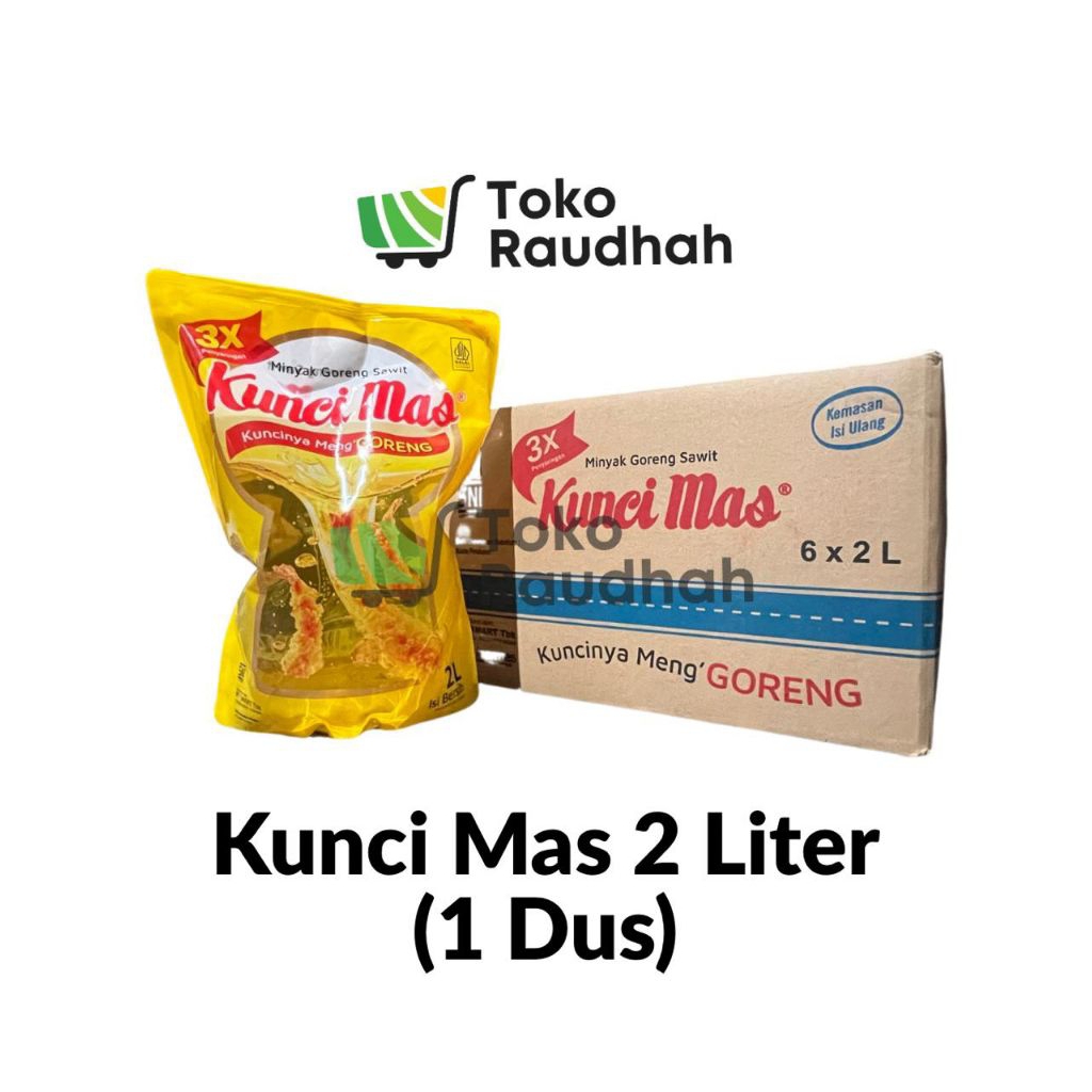 Minyak Goreng Kunci Mas 2 Ltr Sedus (Isi 6 Pouch)