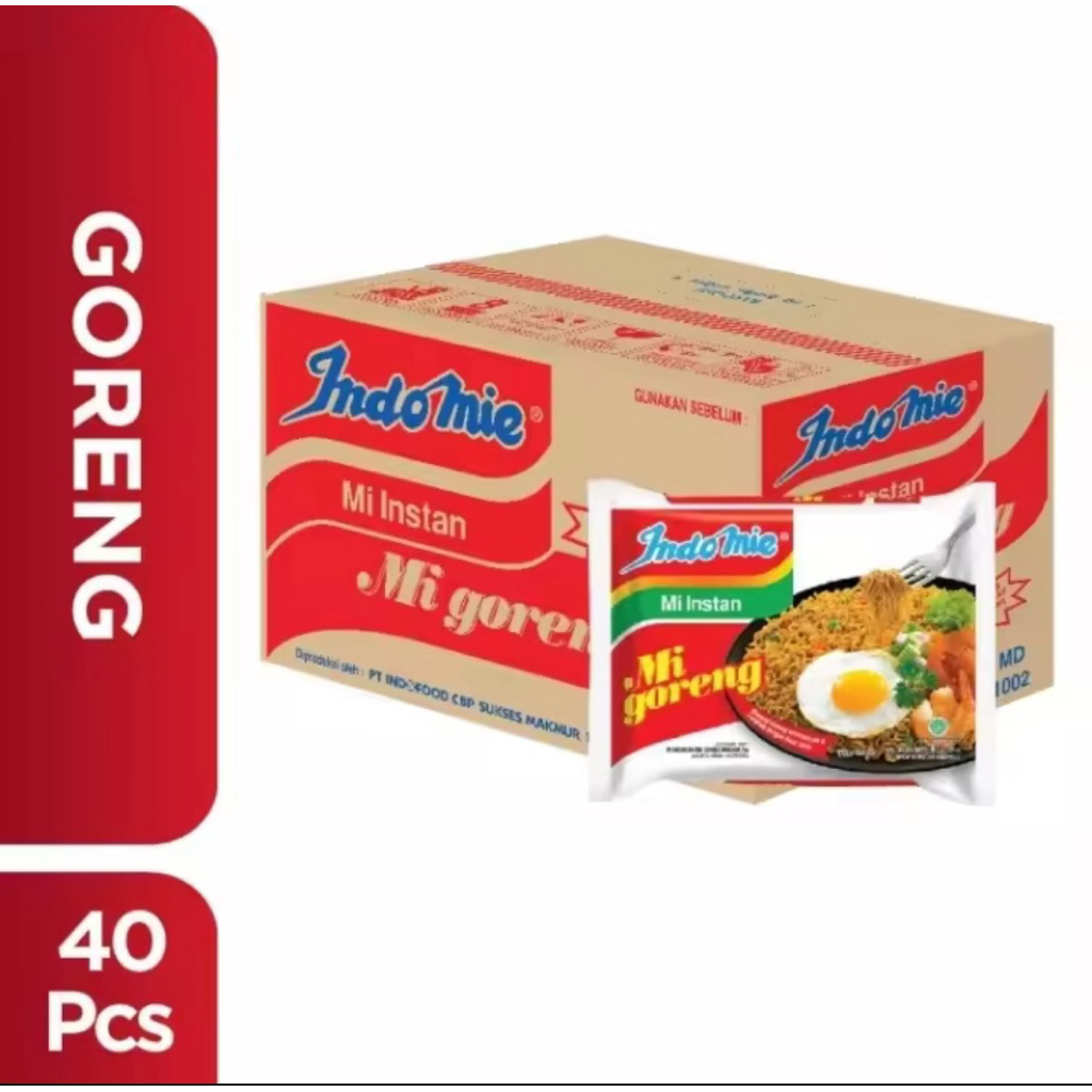 

Indomie Goreng 1 DUS isi 40 PCS