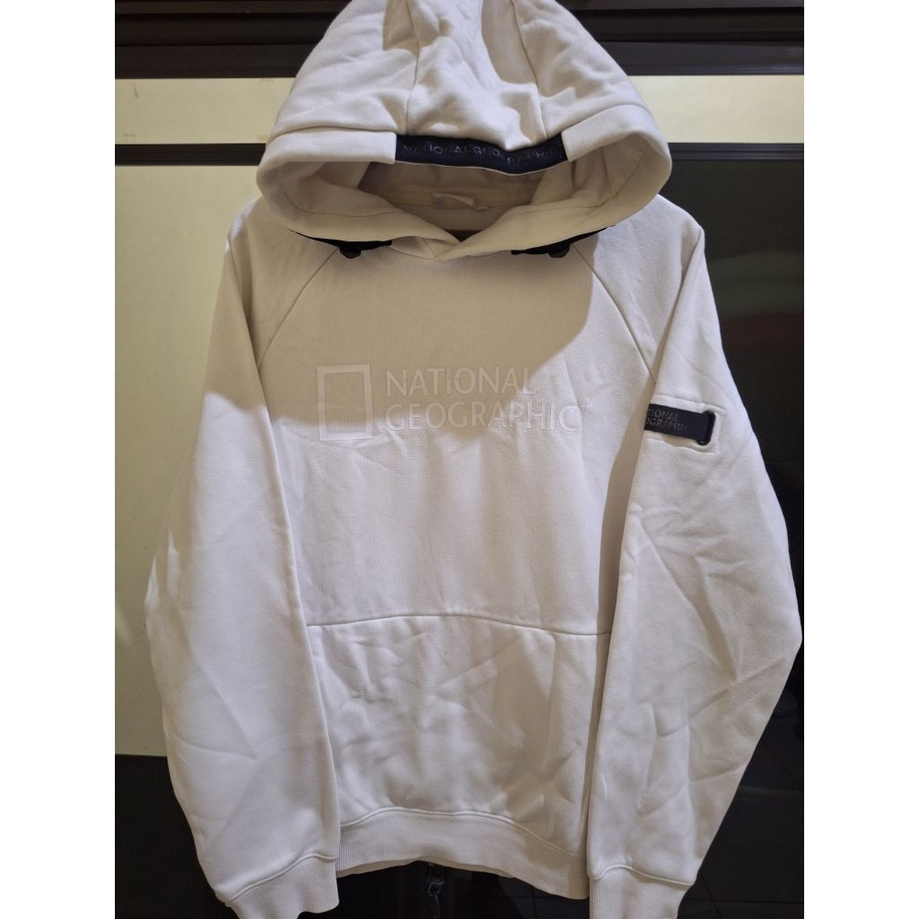 HOODIE NATIONAL GEOGRAPHIC WHITE
