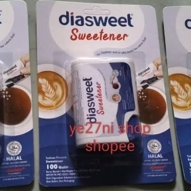 Diasweet Sweetener 100 butir