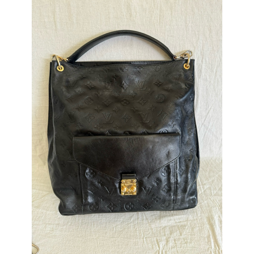 TAS ELV METIS HOBO MONOGRAM EMPREINTE LEATHER PRELOVED BAG BRANDED