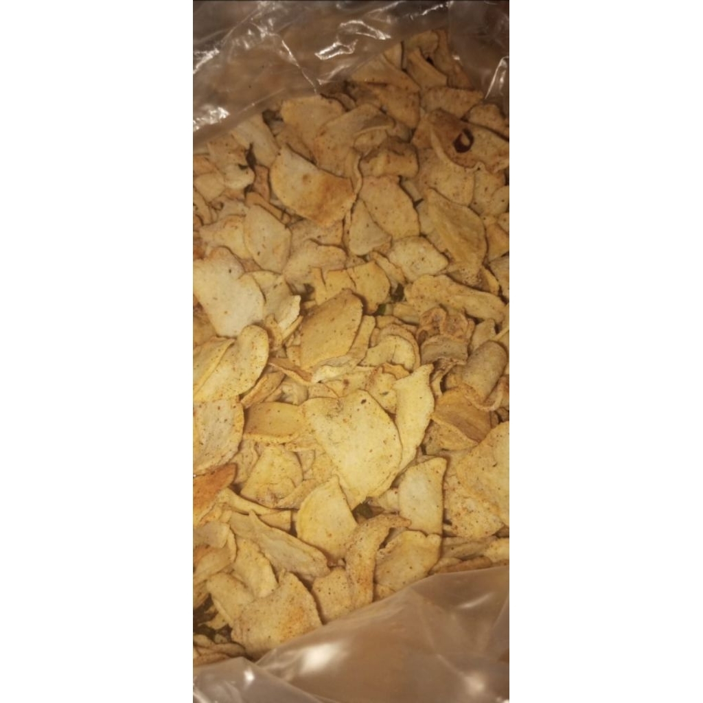 

Basreng koin pipih tipis pedas daun jeruk (Home Made)