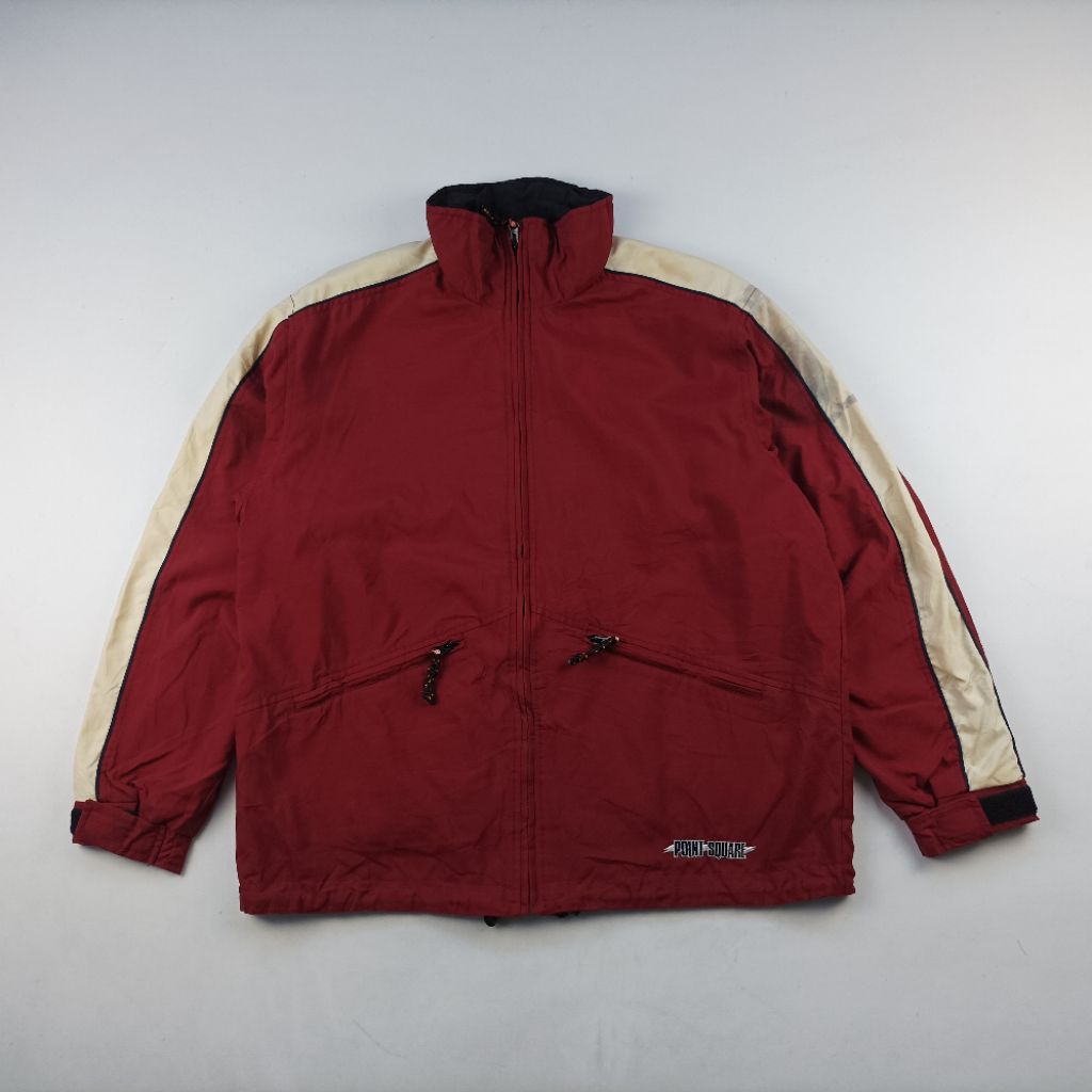 Point Square Canvas Nylon Parka size M K012