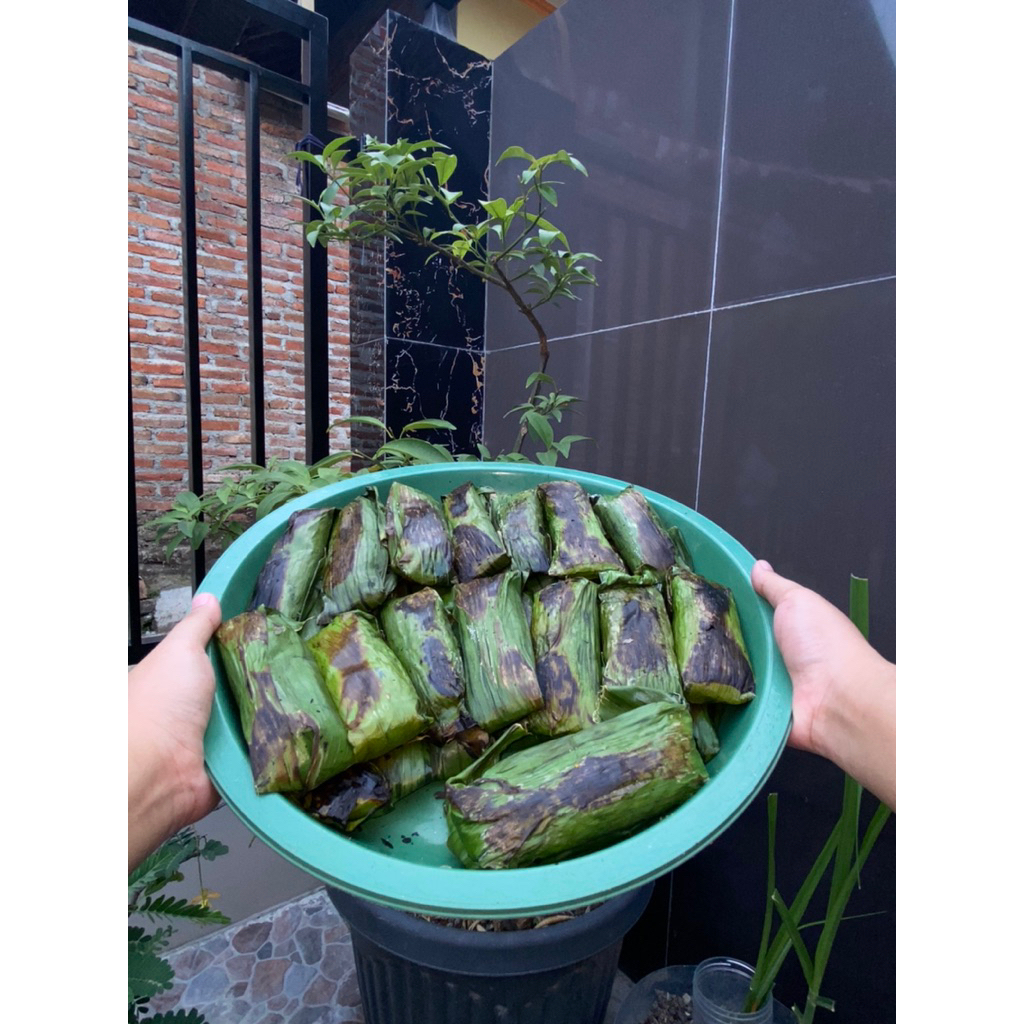 

Kue lemper isian abon sapi/ayam/sayur