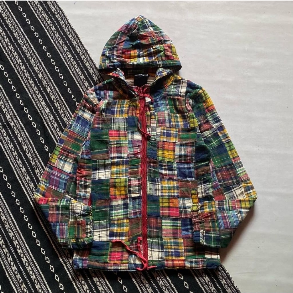 Preloved Bakulan Secondbrand Jaket Patchwork