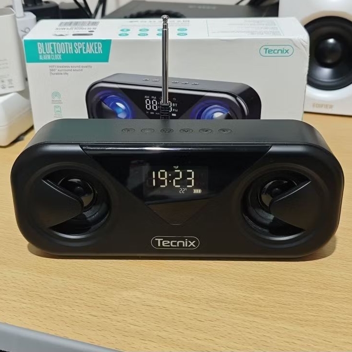 Speaker Bluetooth Tecnix SPK B-016 Portable Radio Clock