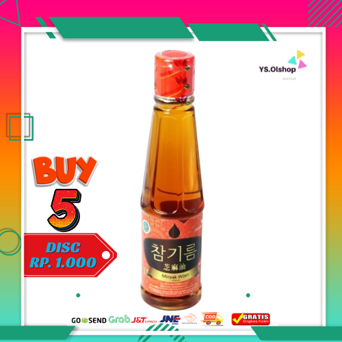 

Minyak WIJEN SESAME OIL 135ml wijen ekstrak minyak serbaguna bumbu masak sushi kimbap sushi nori