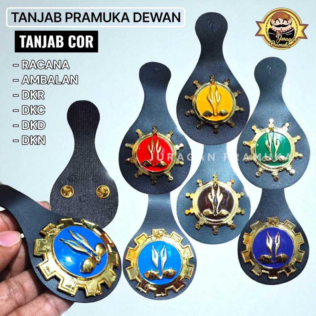( COR ) Tanda jabatan pramuka DKR/DKC/RACANA/AMBALAN Cor premium / tanjab pramuka cor