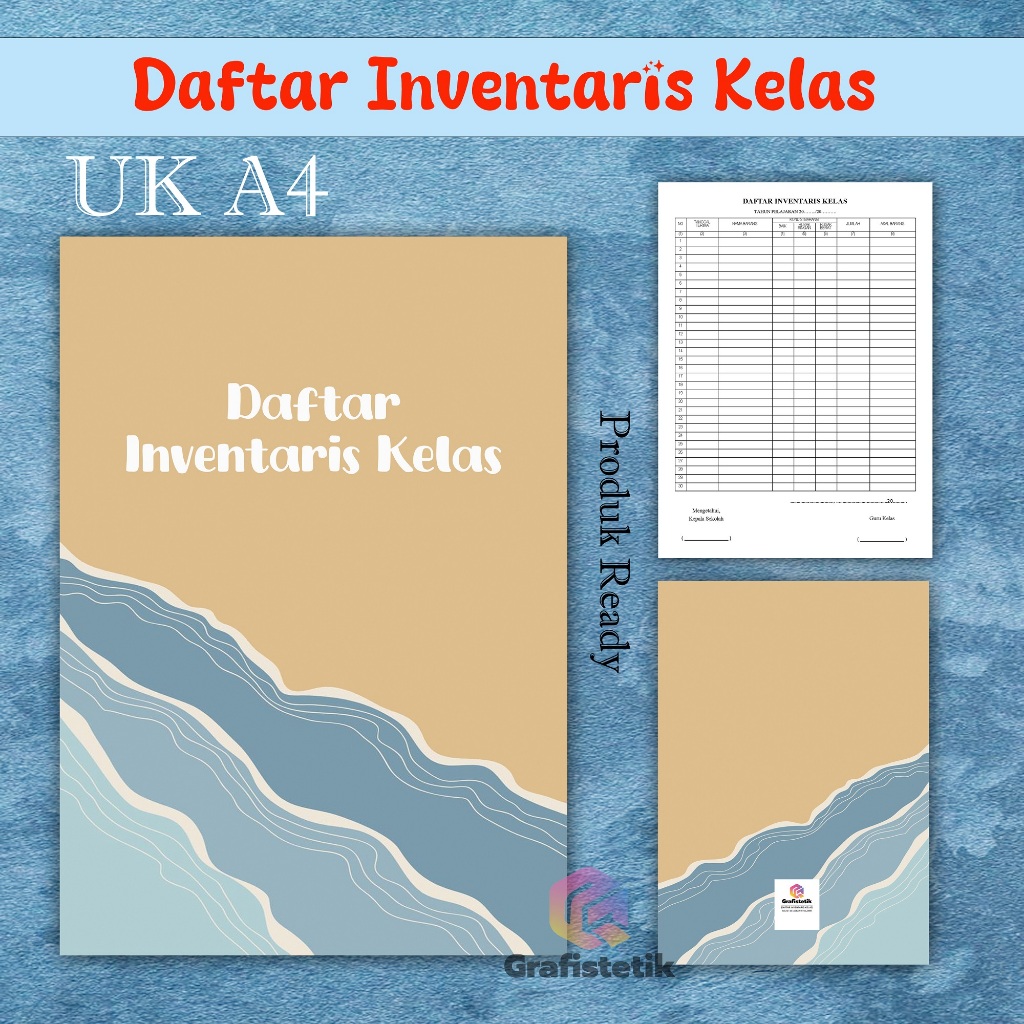 

BUKU INVENTARIS KELAS BY GRAFISTETIK