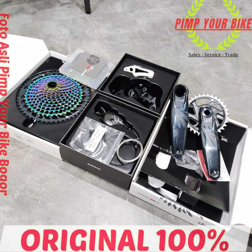 Groupset Sram XX1 Eagle Lunar Rainbow DUB 52T