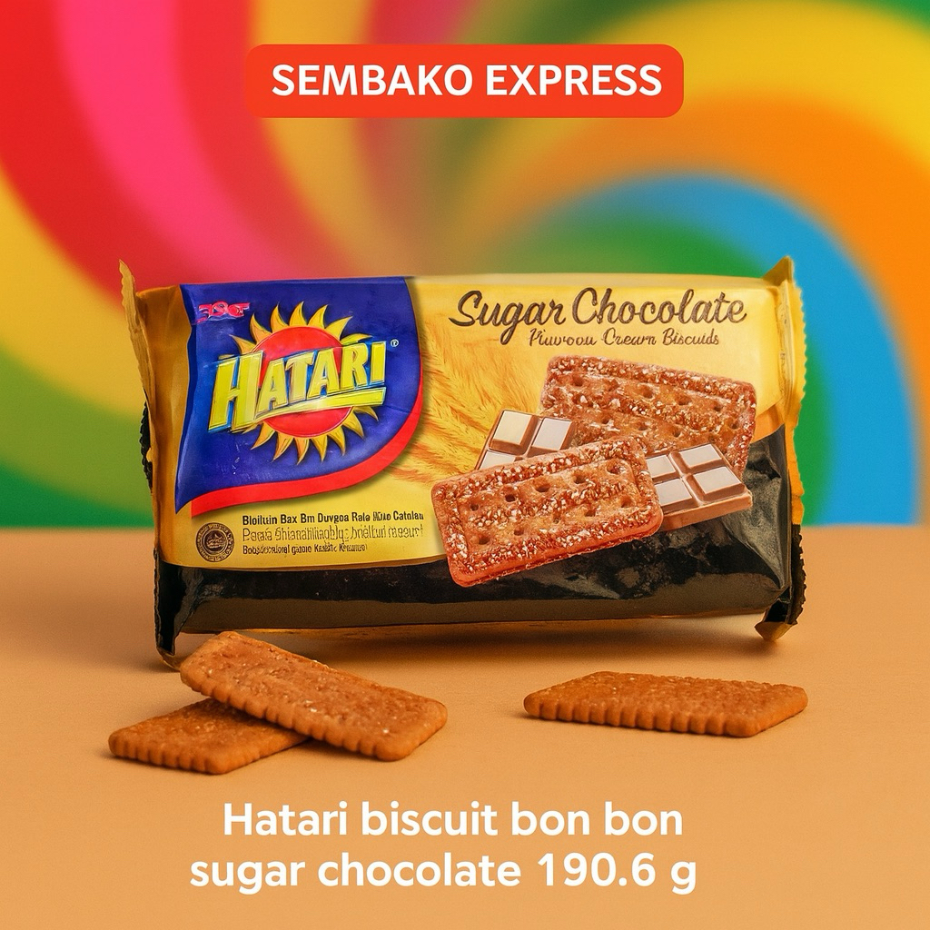 

Hatari Biscuit Bon Bon Sugar Chocolate 190 g