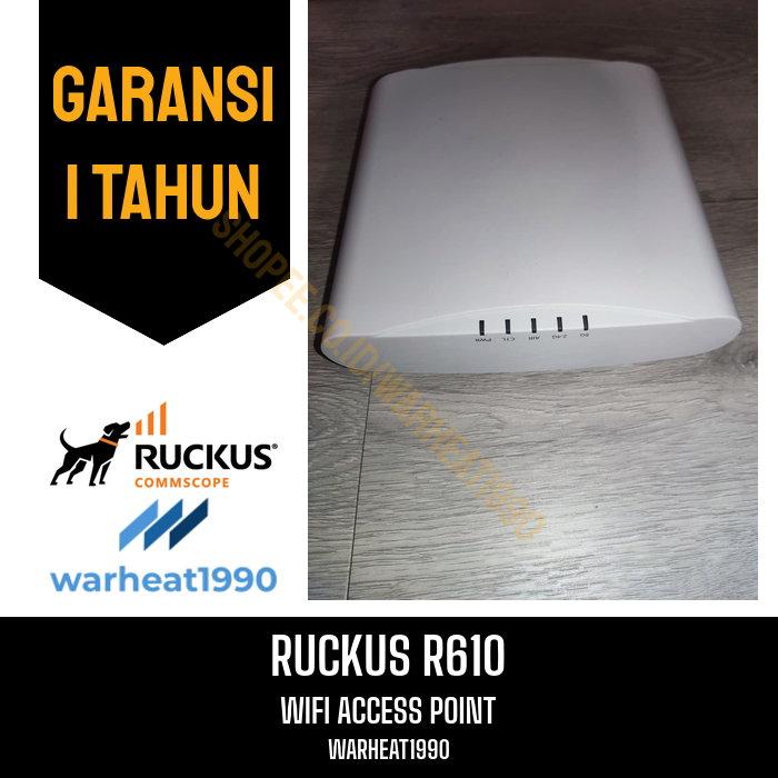 Ruckus R610 Access Point Wifi Dual Band Unleashed 802.11ac Wave 2 Akses Poin