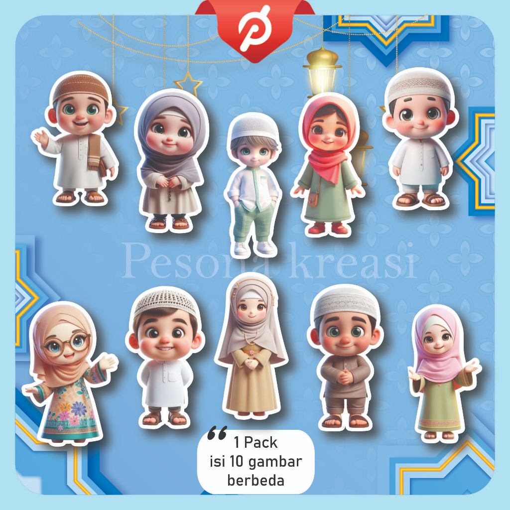 

Pesona Kreasi Grosir Amplop Lebaran Karakter Gemoy Unik 3D 100 Pcs Random