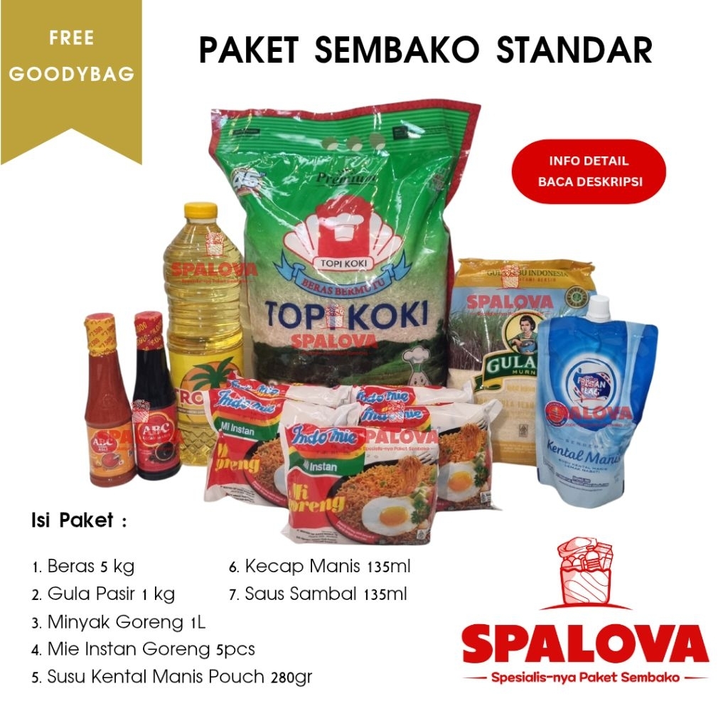 

PAKET SEMBAKO STANDAR BERAS 5KG