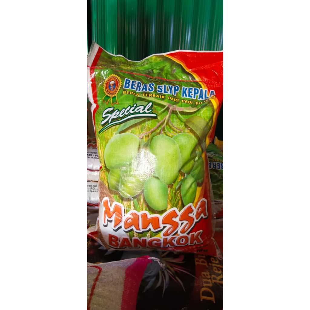 

[ 10 Kilogram ] Beras Cap Mangga Bangkok Beras SLYP Super Spesial