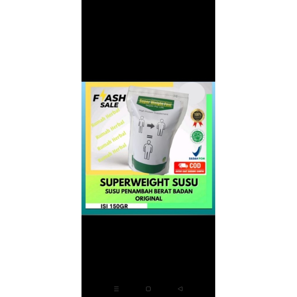 

susu penggemuk badan anak dewasa super weight fast rasa coklat