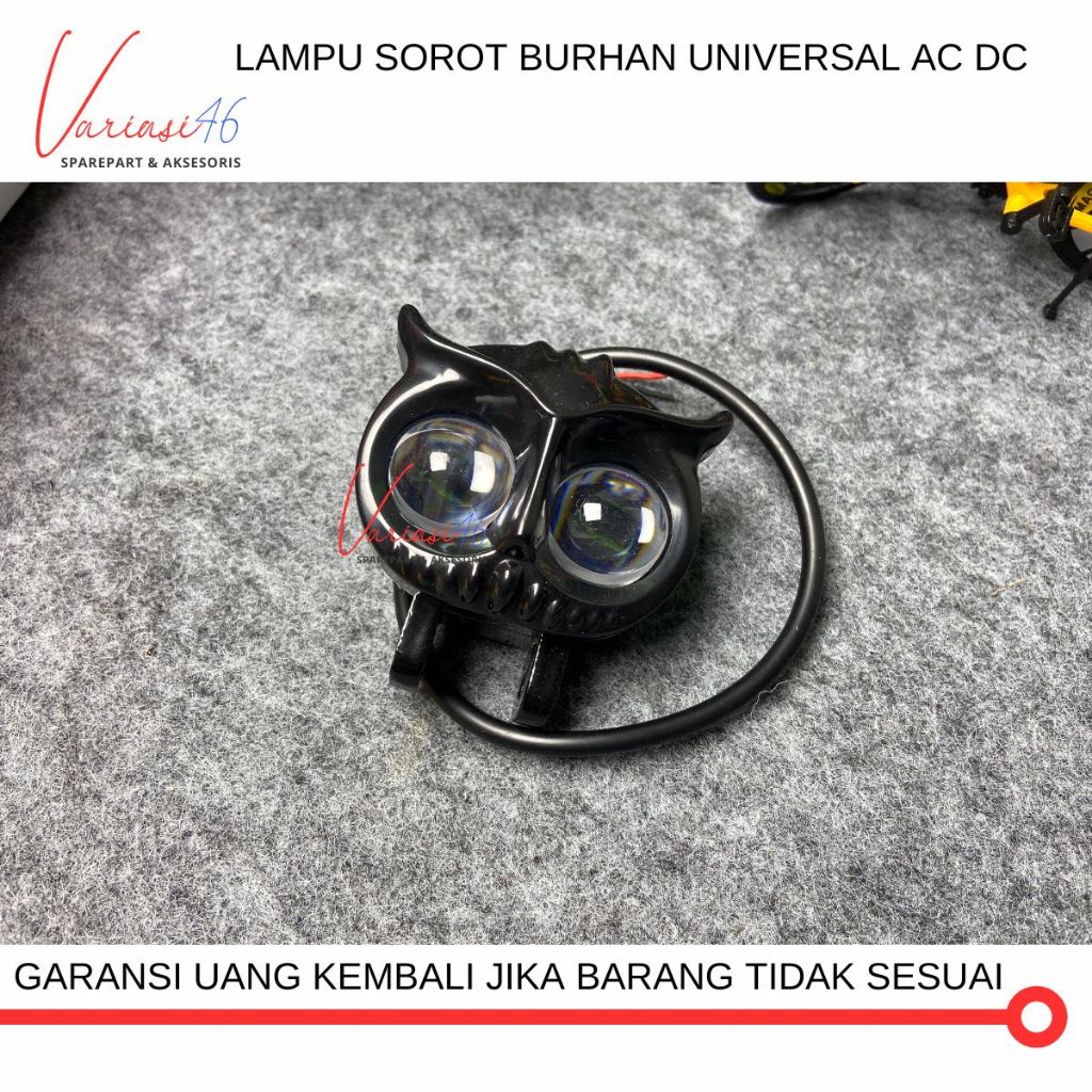 LAMPU SOROT BURHAN SUPER TERANG PNP SEMUA MOTOR AC DC TINGGAL PASANG