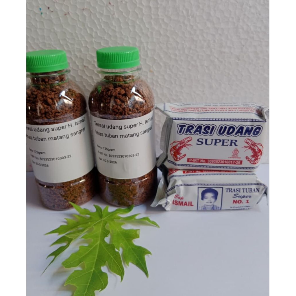 

Terasi udang matang sangrai H. ismil khas tuban 250gram