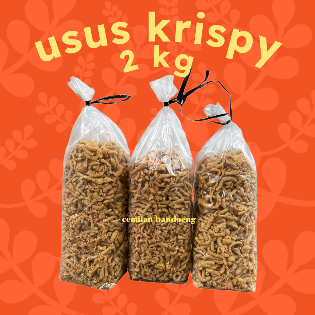 

Usus Krispy 2KG | Keripik Usus Kering Gurih Renyah Siap Repack Jualan