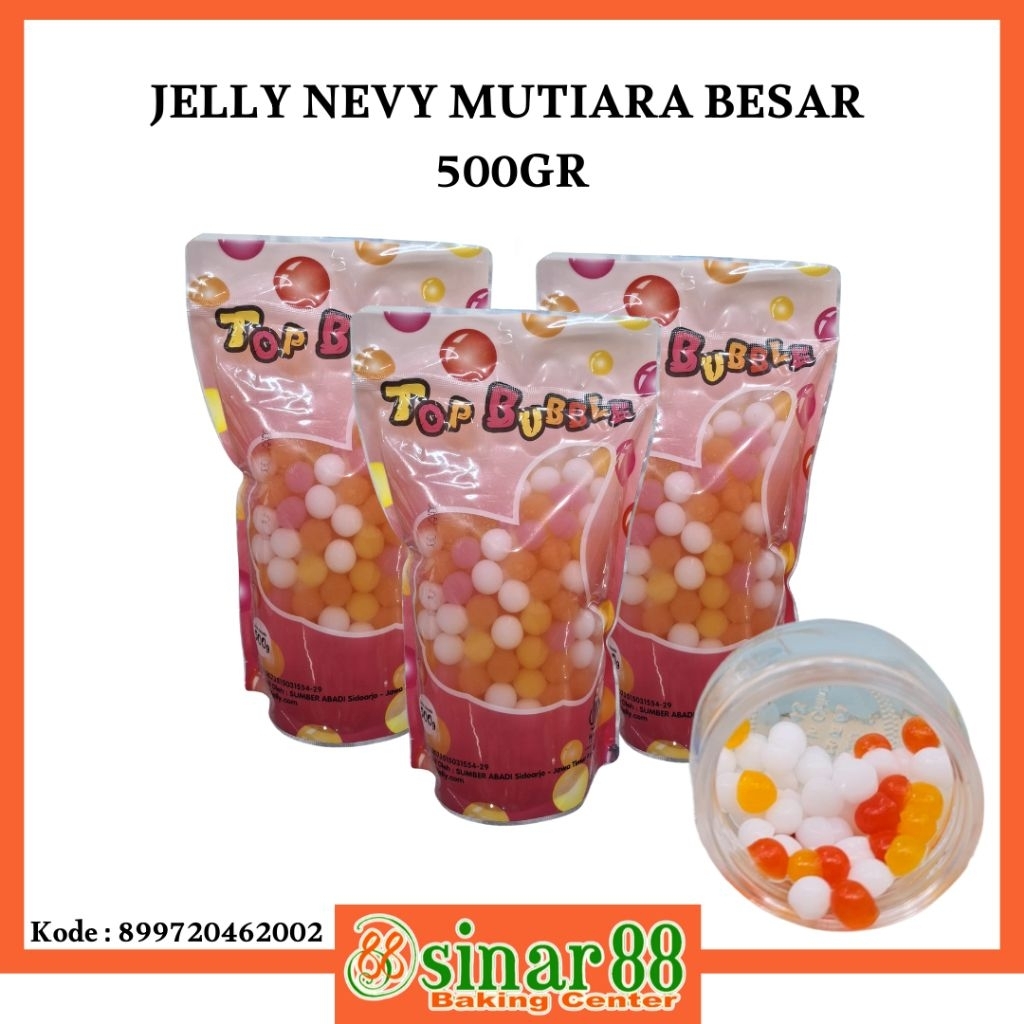 

JELLY NEVY MUTIARA BESAR 500GR