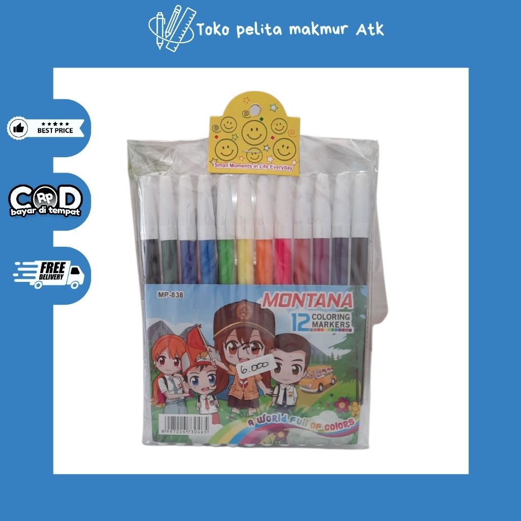 

SPIDOL MONTANA 12 WARNA