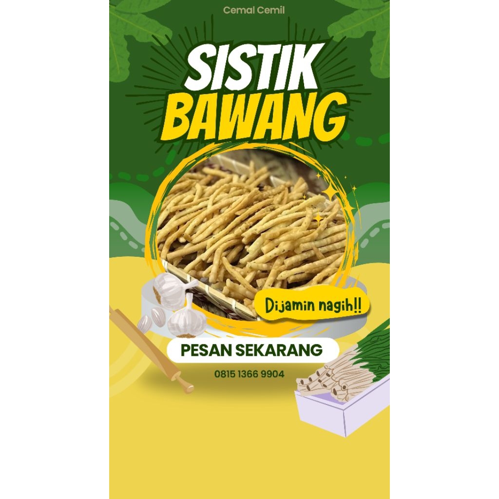 

Sistik Bawang dan Keju