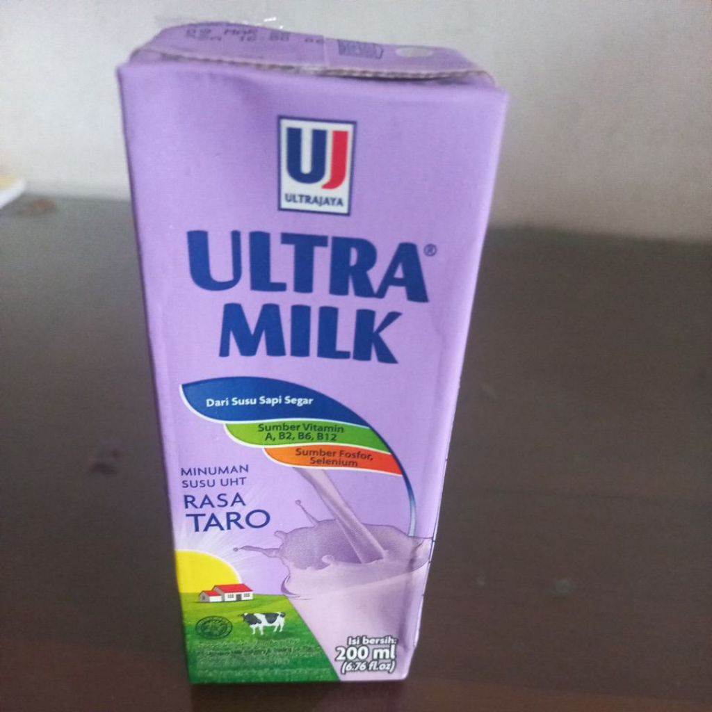 

susu ultramilk rasa taro 200ml