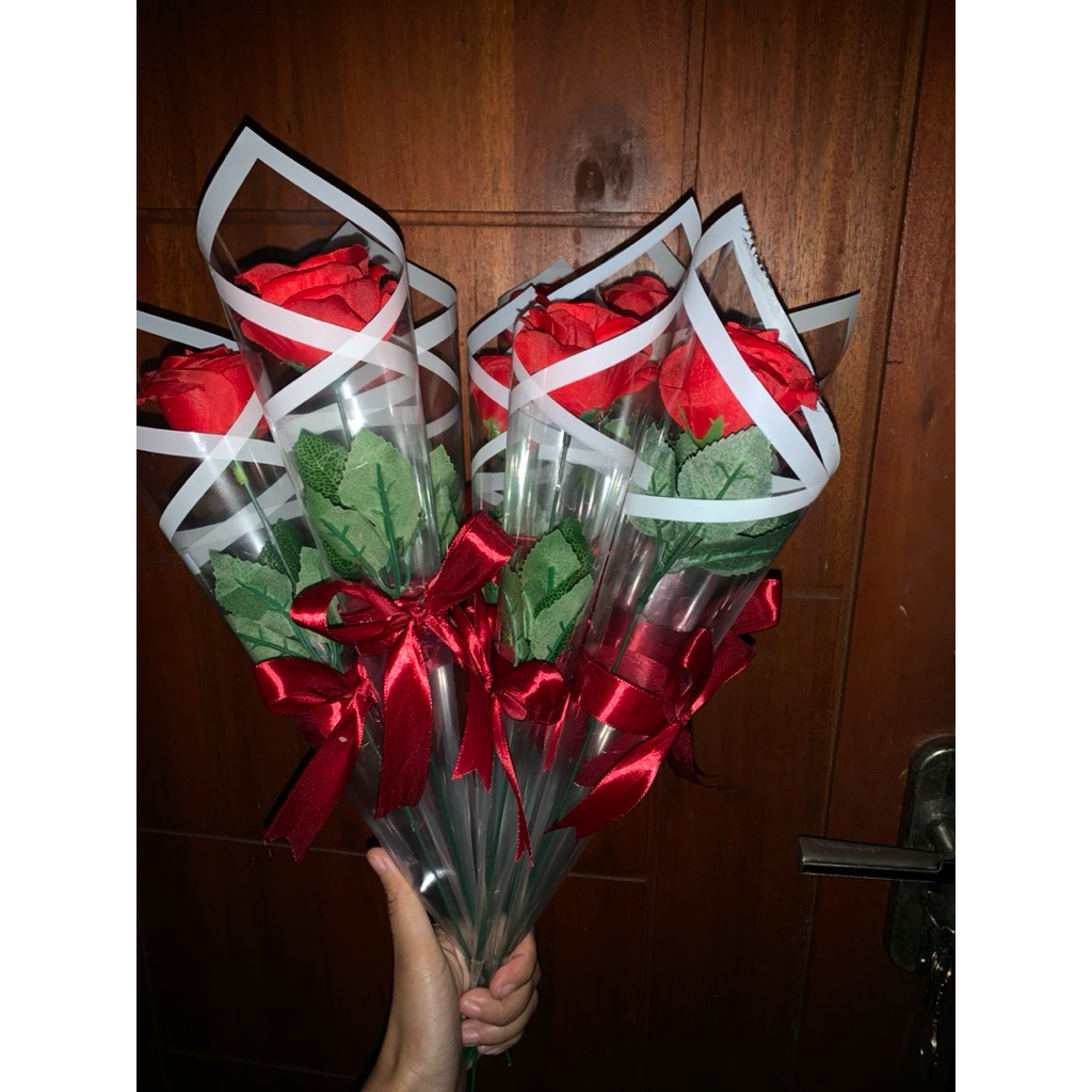 Buket Nunga Mawar 1 Tangkai