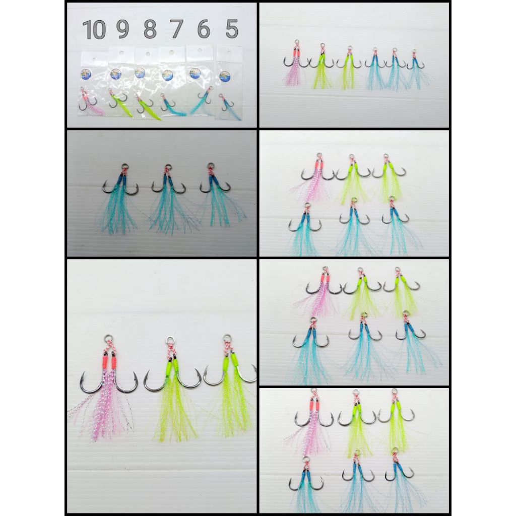 Assist Hook double for Micro jig