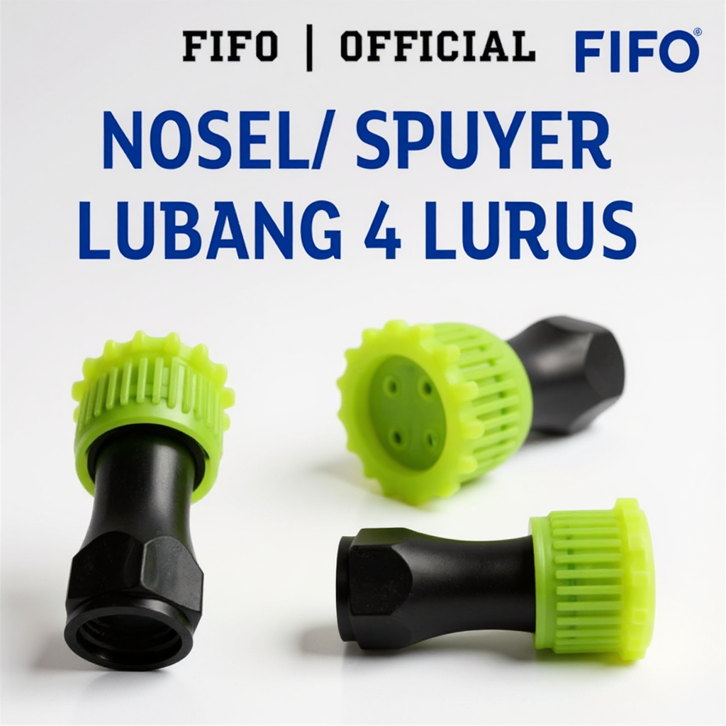 Nozzle Plastik Lubang 4 Lurus/ Nozel Nosel Sprayer Lubang 4 Kabut Plastik