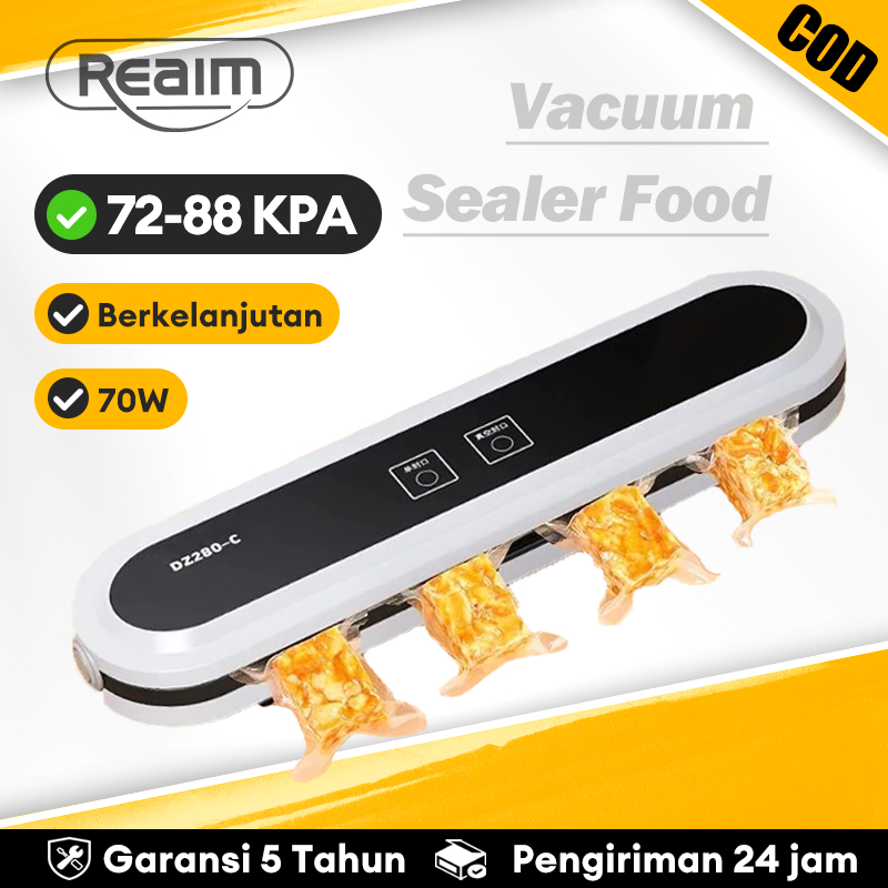 Vacuum Sealer Food Mesin Vakum Plastik Pembungkus Makanan Otomatis Alat Kering Mesin penyegelpengawe