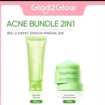 Glad2Glow Bundle Centella Cleanser +Moist Kiwi