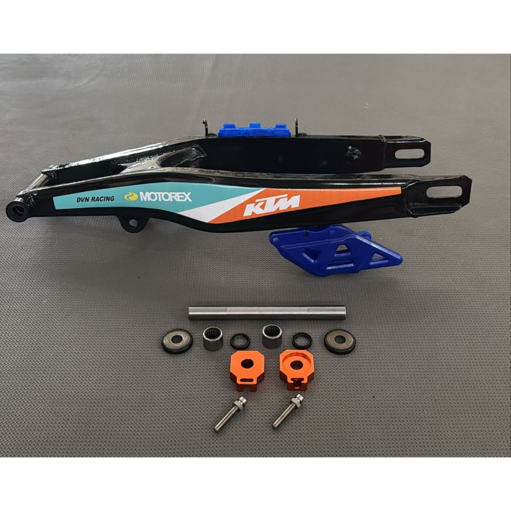 SWING ARM REPLIKA KTM PLUS SETELAN RANTAI CNC PLUS TENSIONER MODEL KTM PNP KLX CRF // ARM REPLIKA KT